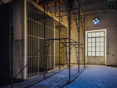 Da un�immagine si evince la presenza delle celle realizzate nei primi anni 90 durante il maxi processo alle cosche mafiose locali